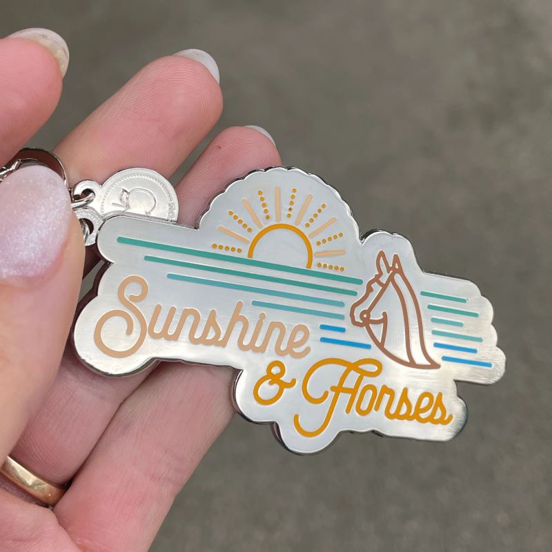 Dapplebay Sunshine &amp; Horses - Keychain