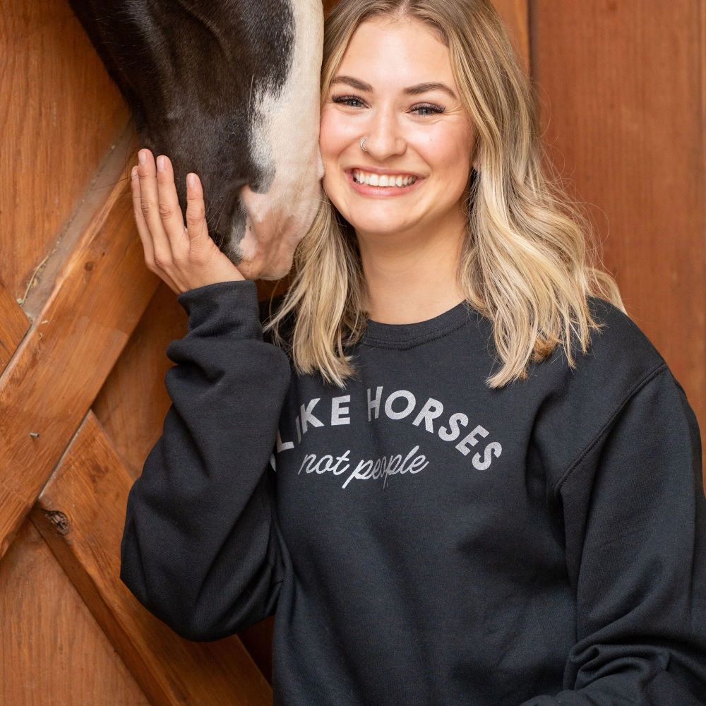 Dapplebay I Like Horses Sweatshirt