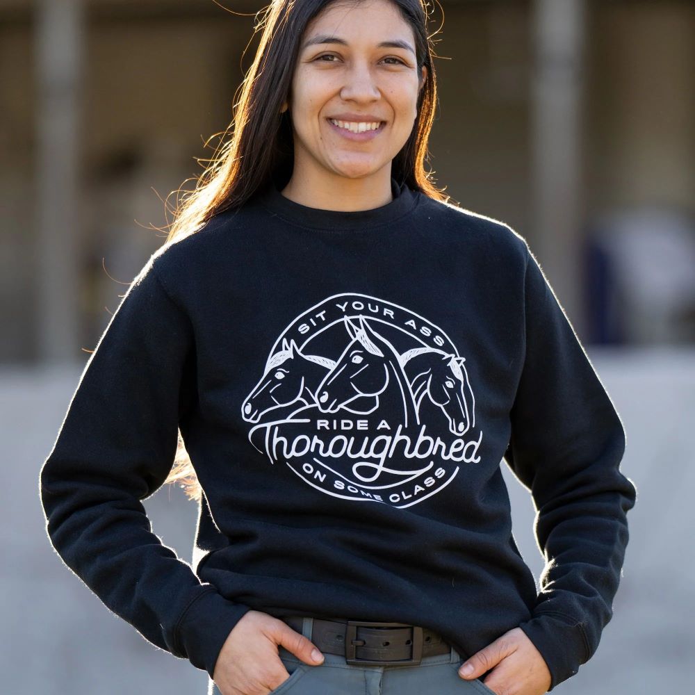 Dapplebay Ride A Thoroughbred Sweatshirt