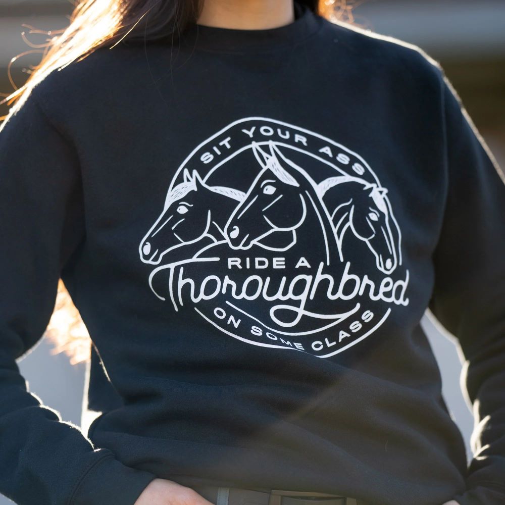 Dapplebay Ride A Thoroughbred Sweatshirt