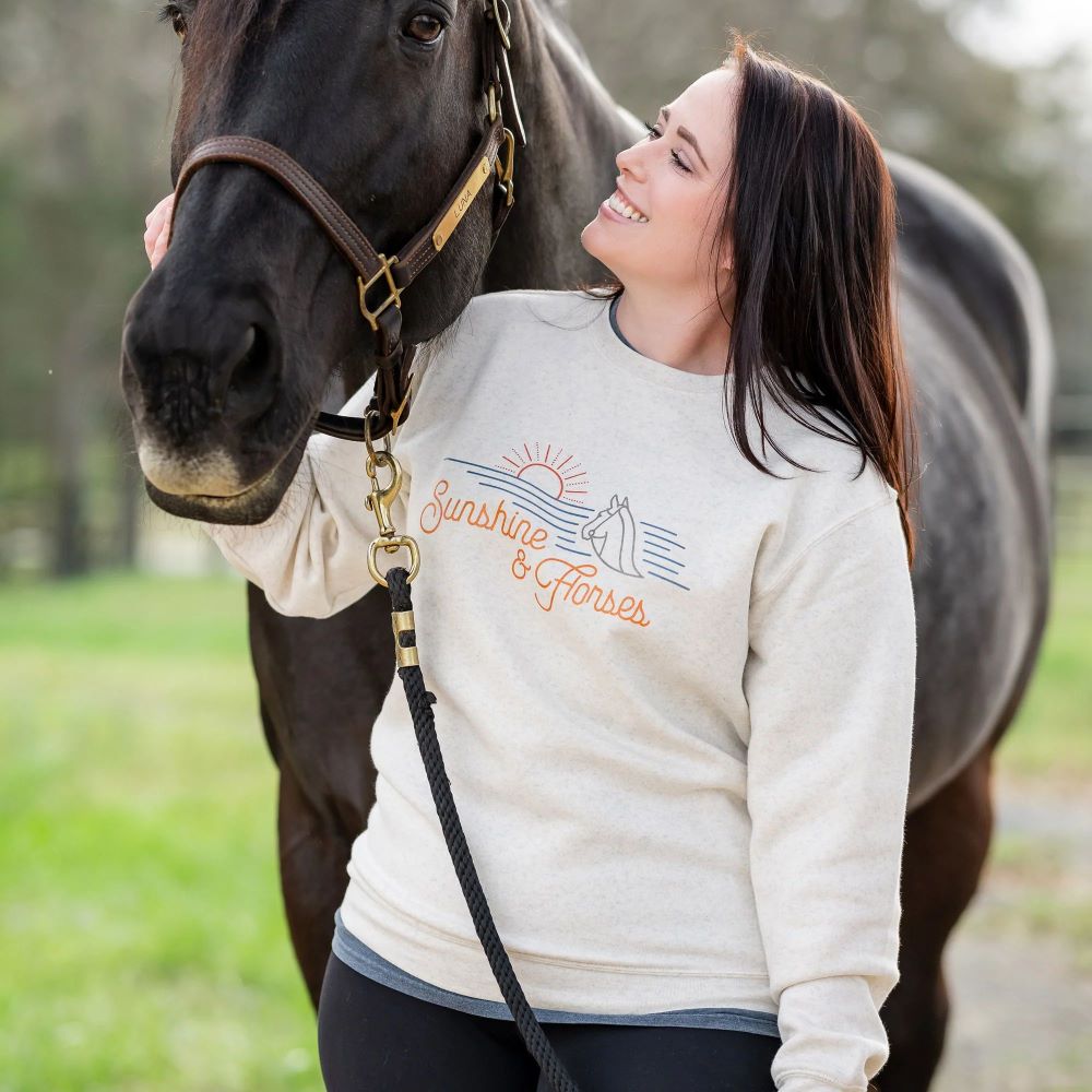 Dapplebay Sunshine &amp; Horses Sweatshirt