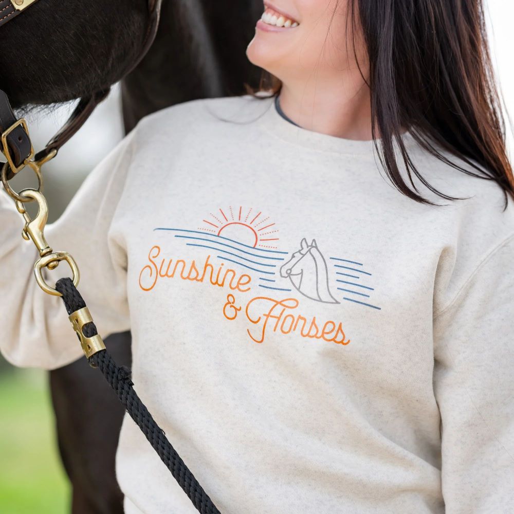 Dapplebay Sunshine &amp; Horses Sweatshirt