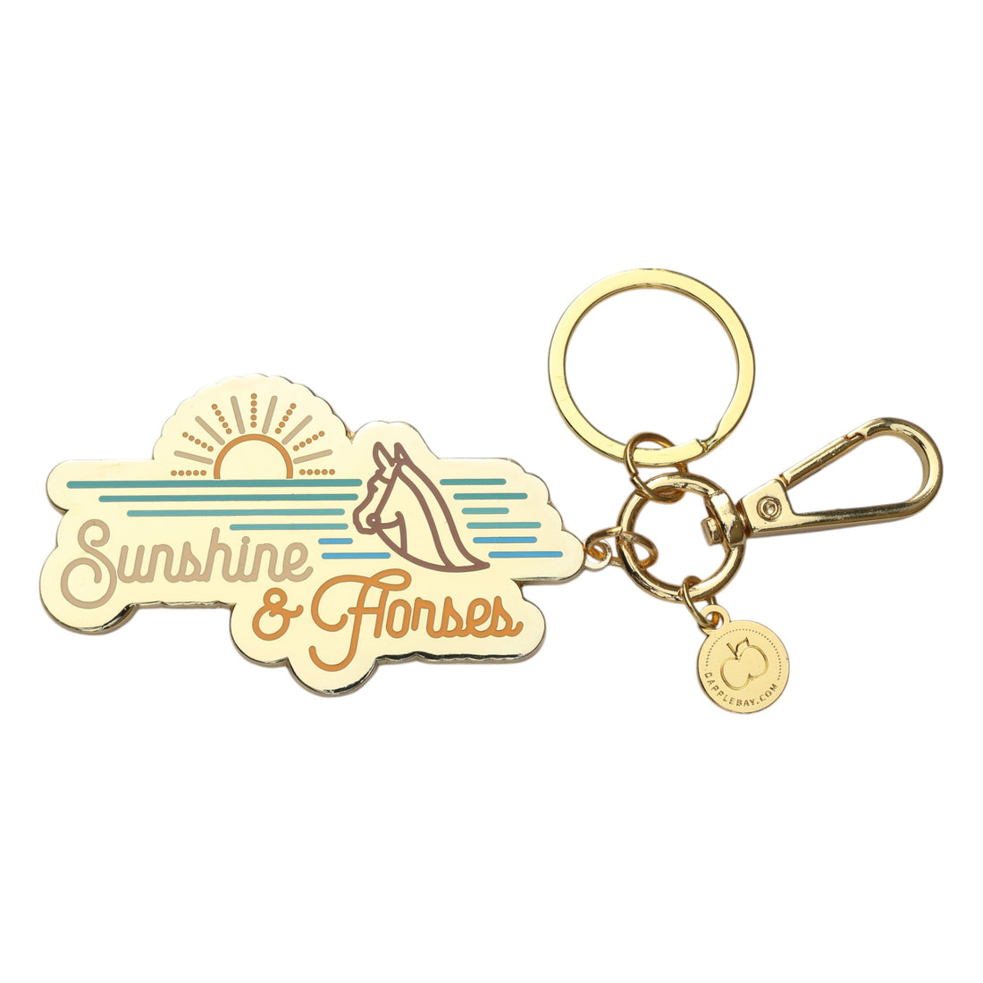 Dapplebay Sunshine &amp; Horses - Keychain