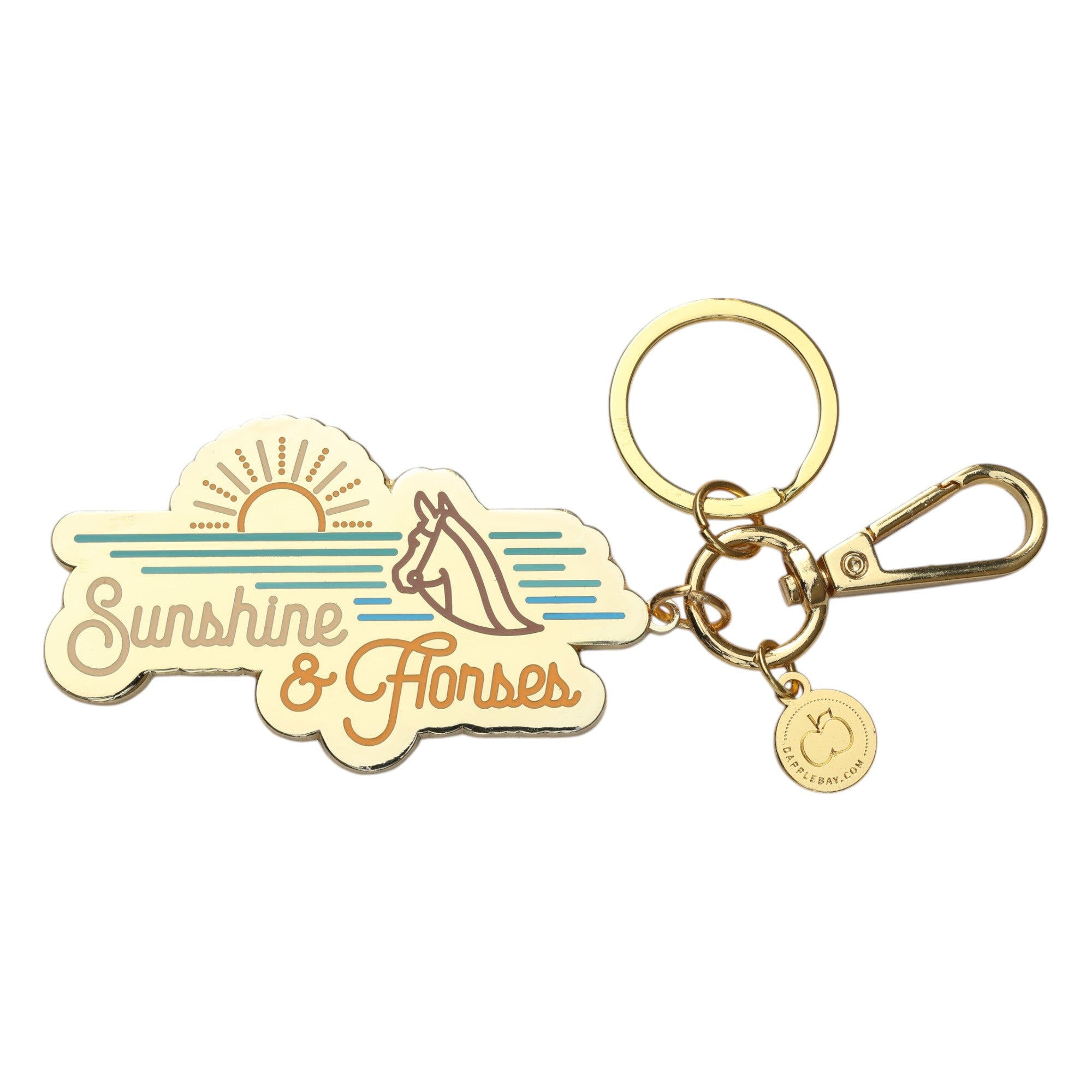 Dapplebay Sunshine &amp; Horses - Keychain