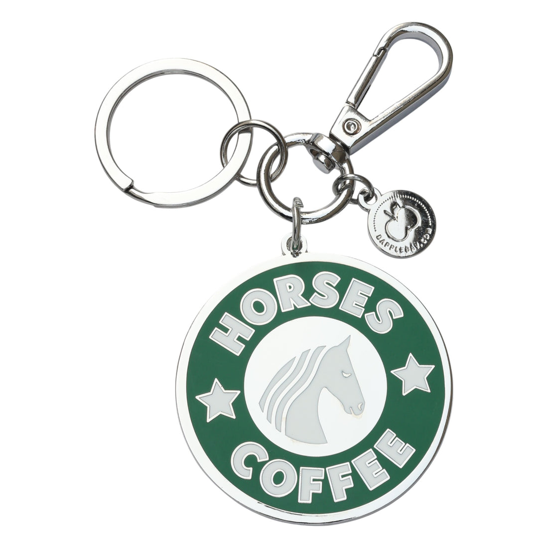 Dapplebay Horses &amp; Coffee - Keychain