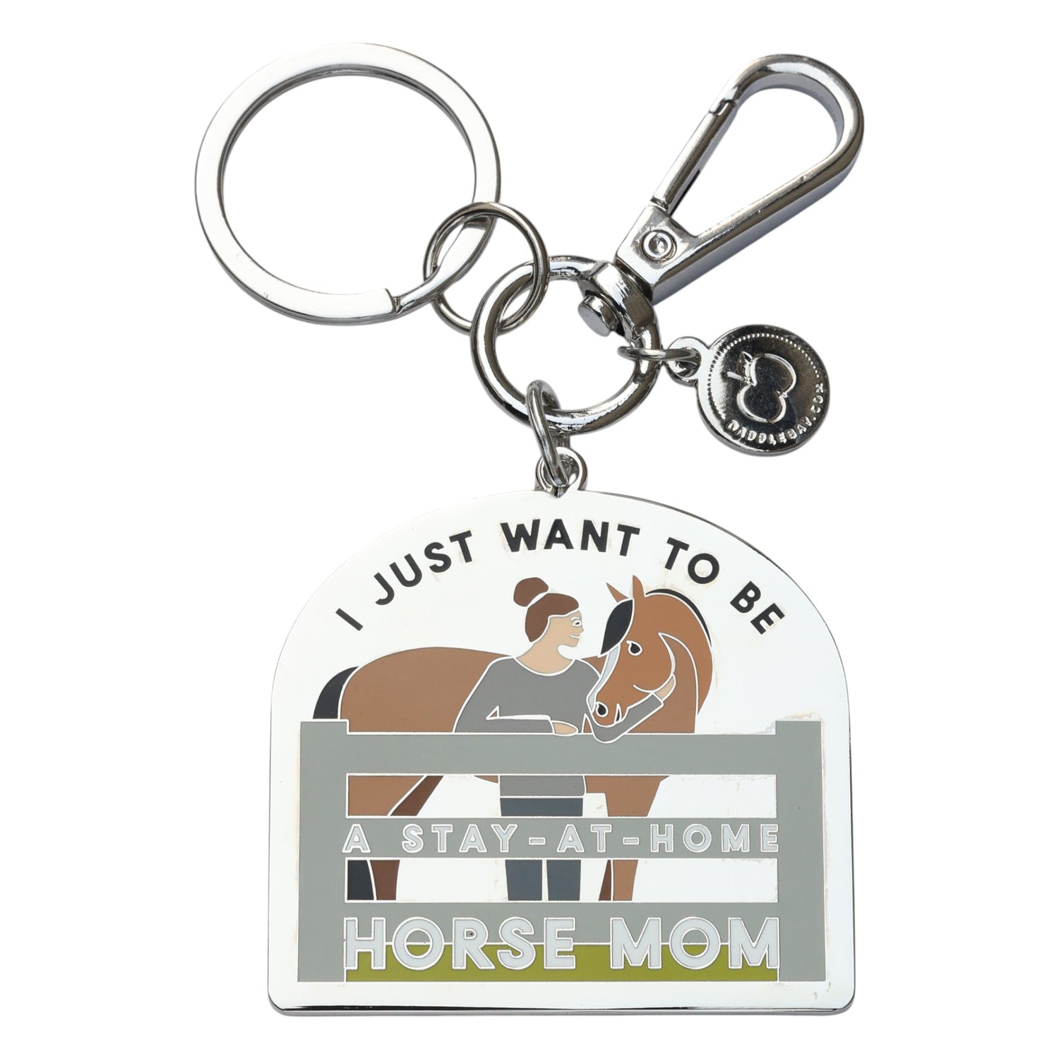 Dapplebay Horse Mom - Keychain