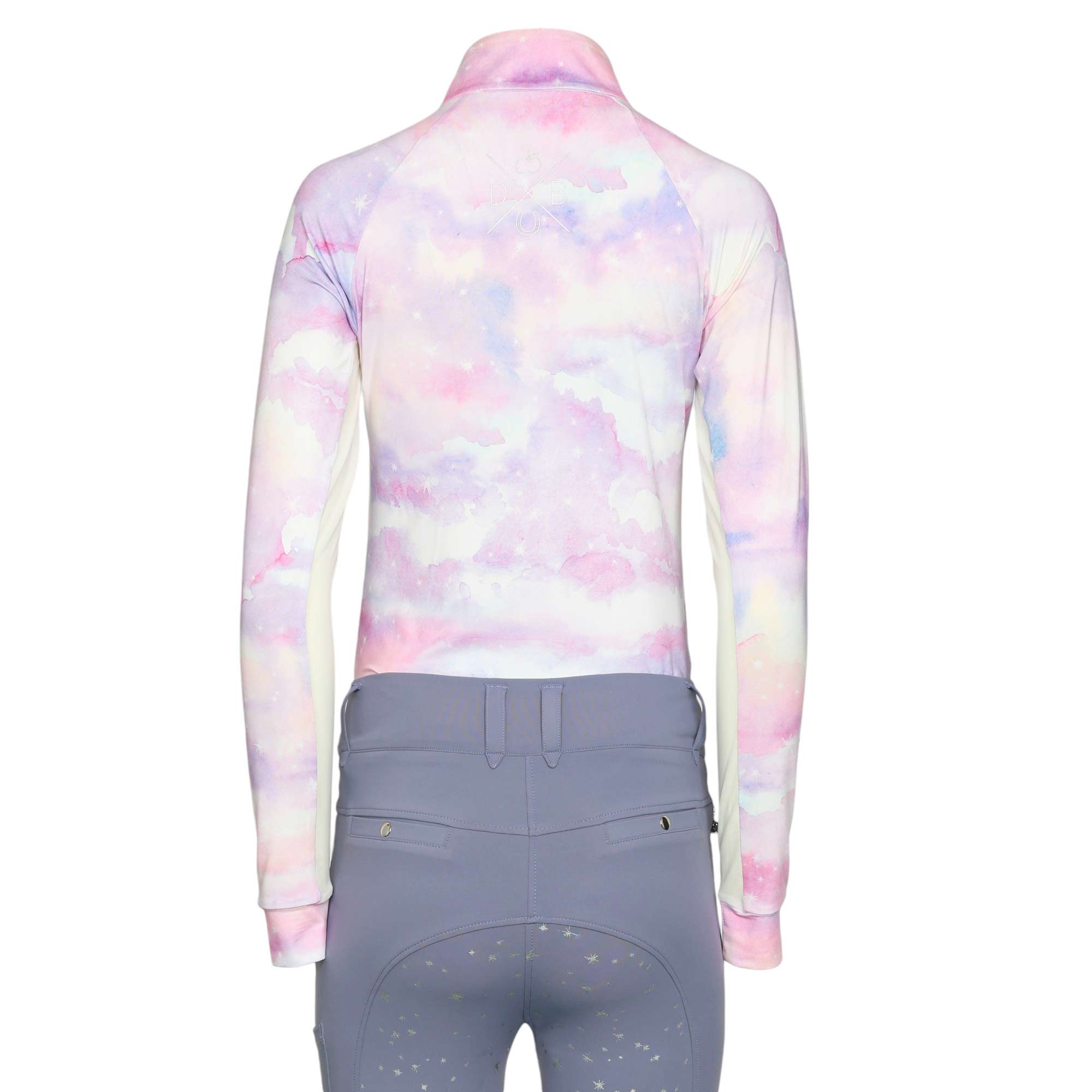 Dapplebay Lavender Haze 1/4 Zip Light Riding Top - Breeches.com