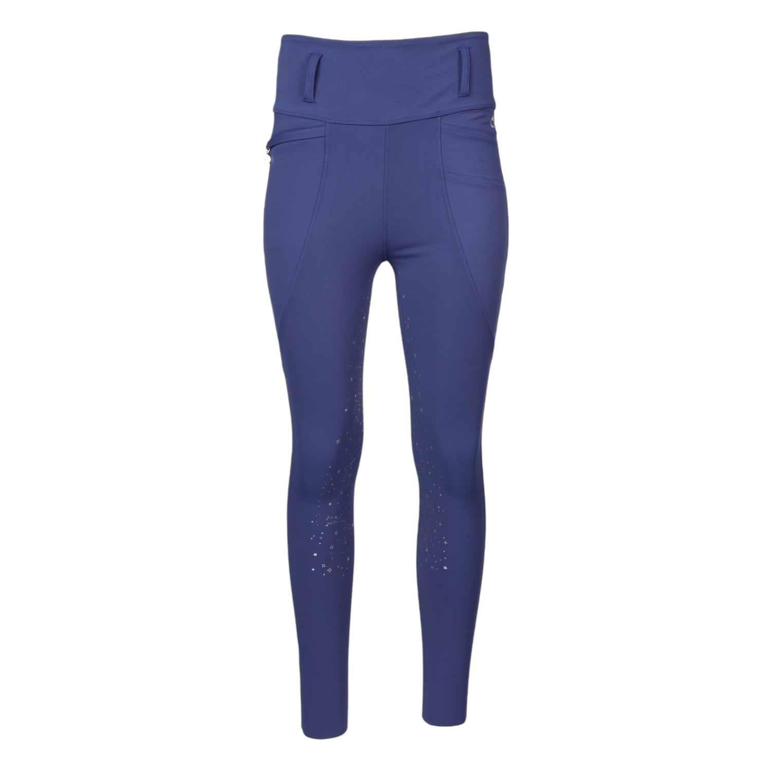 Dapplebay Constellation Riding Tights - Navy - Breeches.com