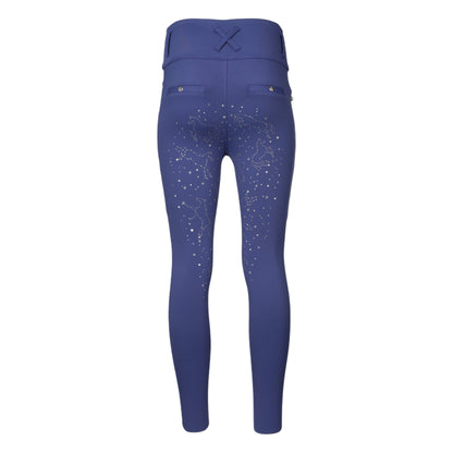 Dapplebay Constellation Riding Tights - Navy - Breeches.com