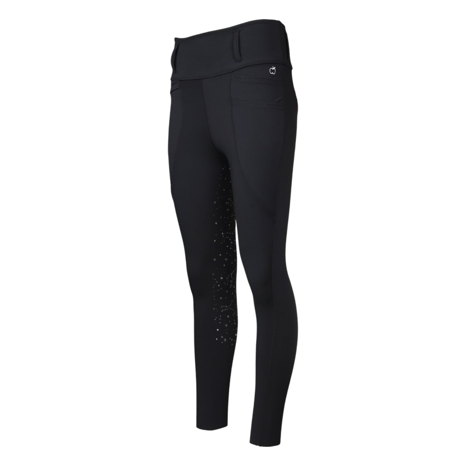 Dapplebay Constellation Riding Tights -Black - Breeches.com