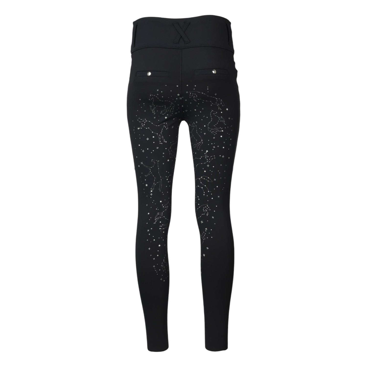 Dapplebay Constellation Riding Tights -Black - Breeches.com