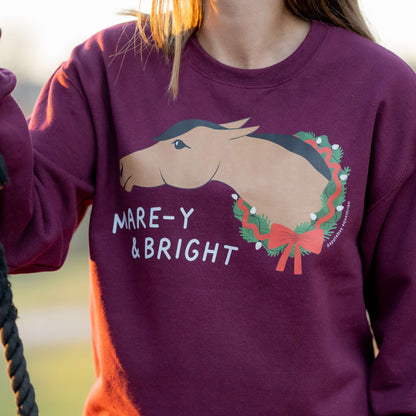 Dapplebay Mare-y &amp; Bright Crewneck  Sweatshirt-Breeches.com