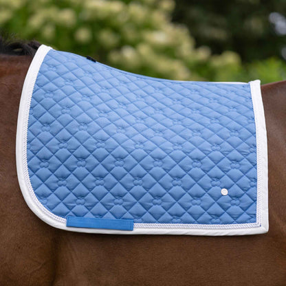 Dapplebay  Sport Dressage Saddle Pad - French Blue - Breeches.com