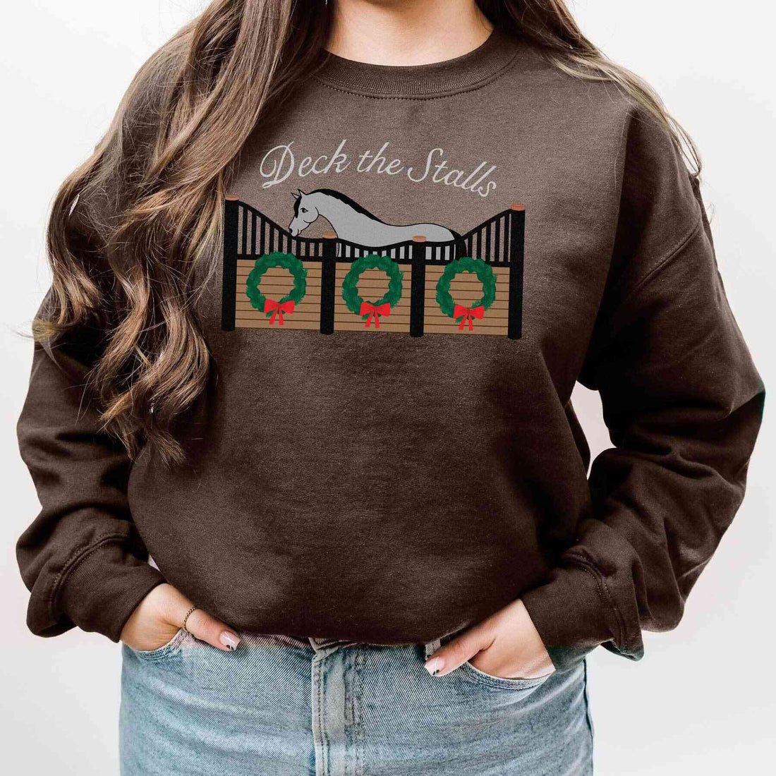 Dapplebay Deck The Stalls Crewneck Sweatshirt-Breeches.com