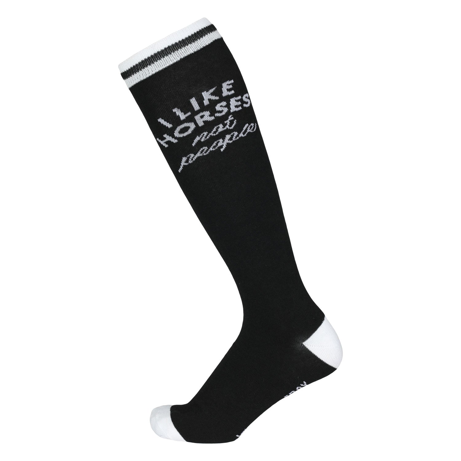 Dapplebay  Knit Boot Socks-I Like Horses