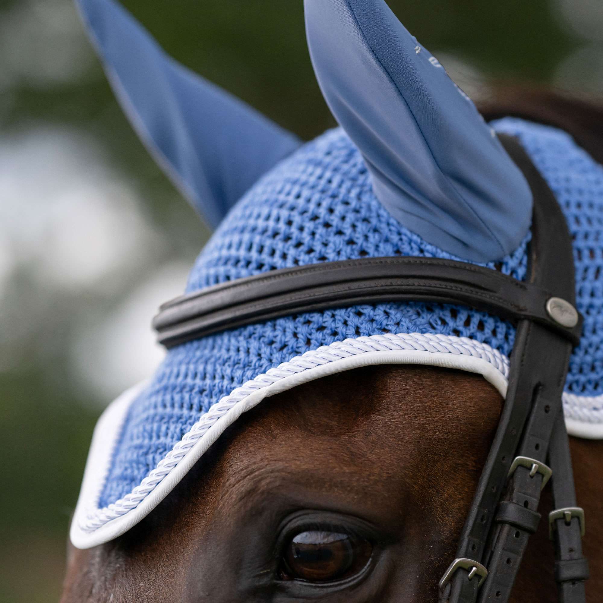 Dapplebay  Sport Fly Veil - French Blue - Breeches.com