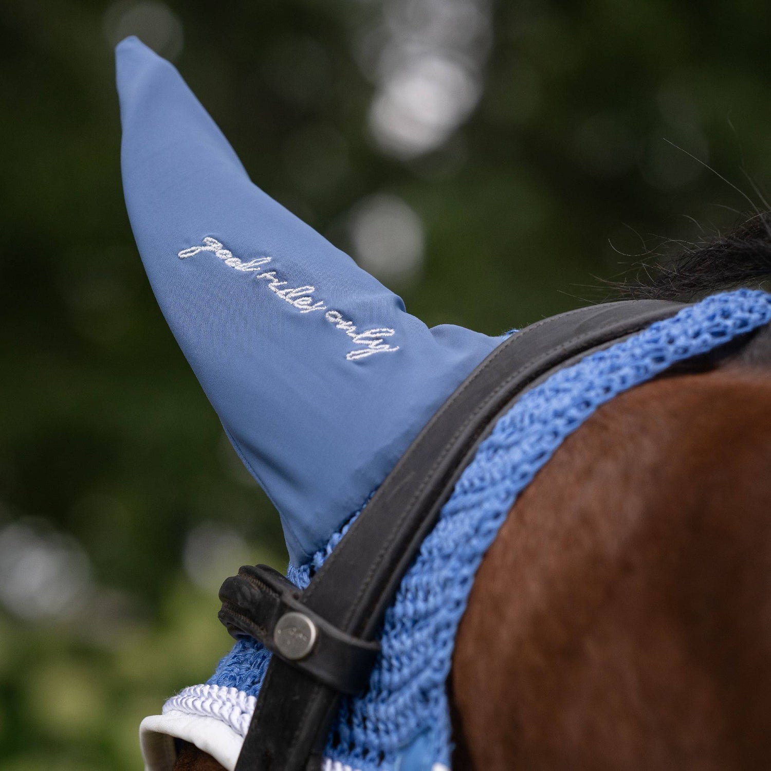 Dapplebay  Sport Fly Veil - French Blue - Breeches.com