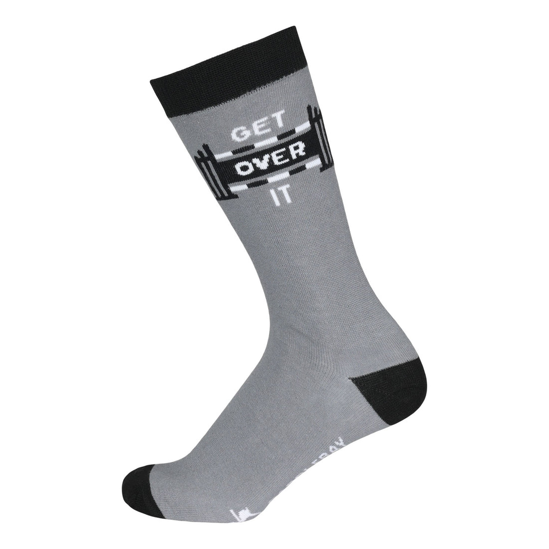 Dapplebay  Knit Crew Socks-Get Over It