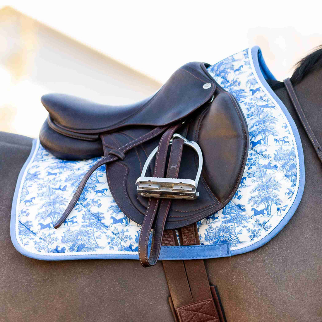 Dapplebay Equestrian Toile Pony Saddle Pad - LIMITED EDITION