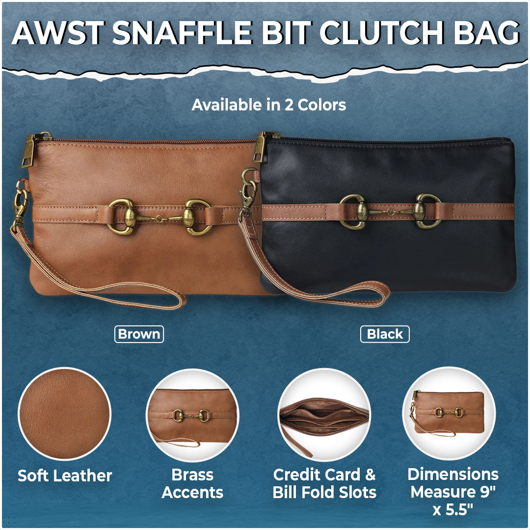 AWST Snaffle Bit Clutch Bag