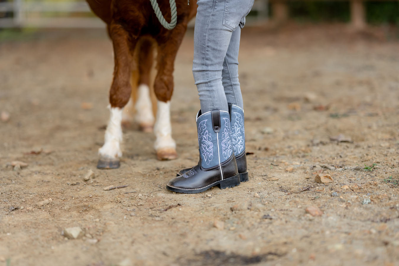 TuffRider Toddler Yellowstone Rounded Toe Western Boot