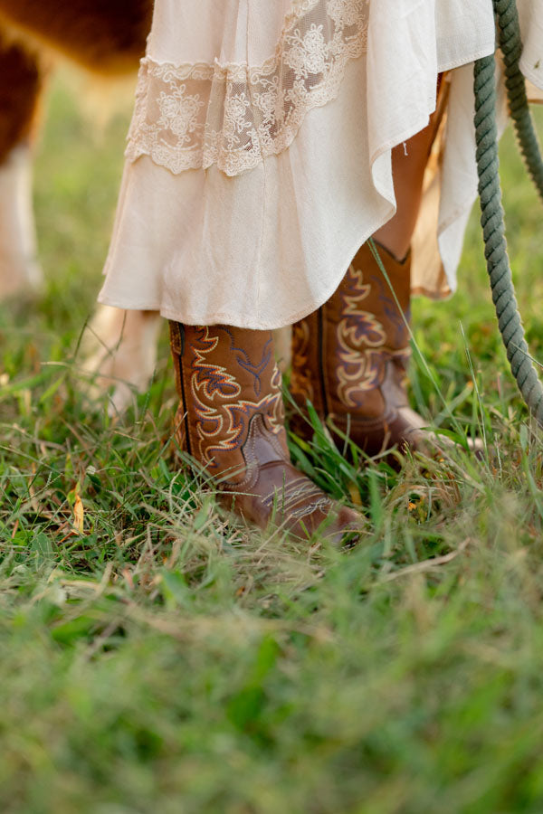 TuffRider Toddler Kings Canyon Rounded Toe Western Boot