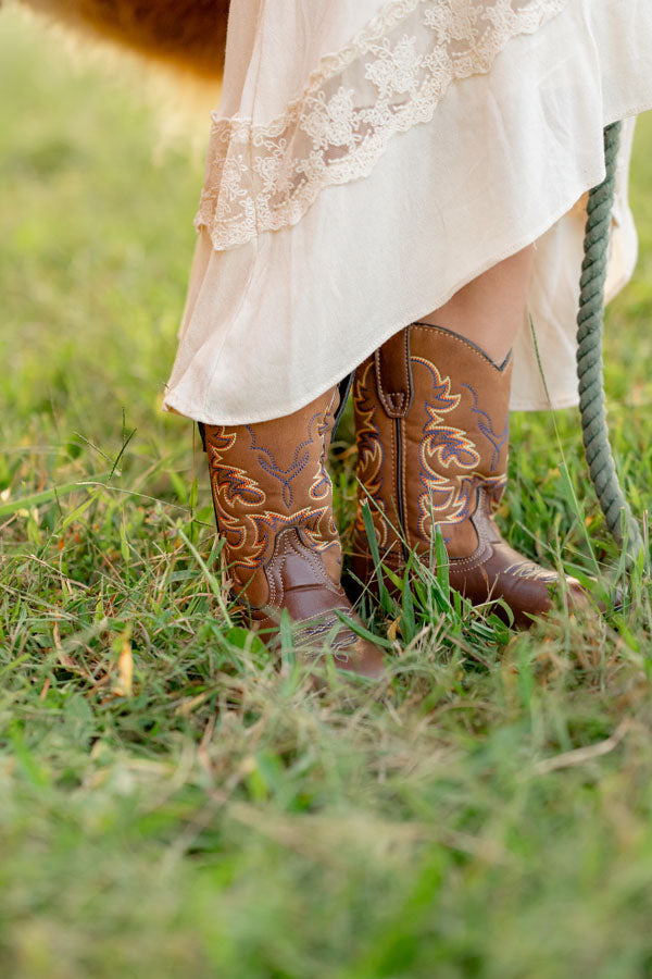 TuffRider Toddler Kings Canyon Rounded Toe Western Boot