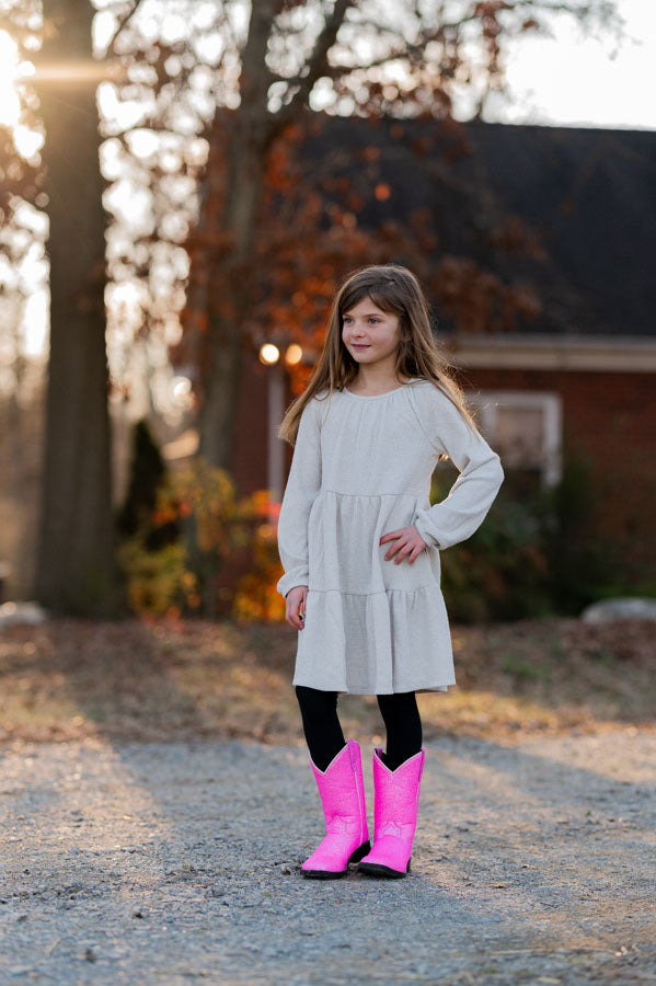 TuffRider Youth Pink Glitter Western Boot