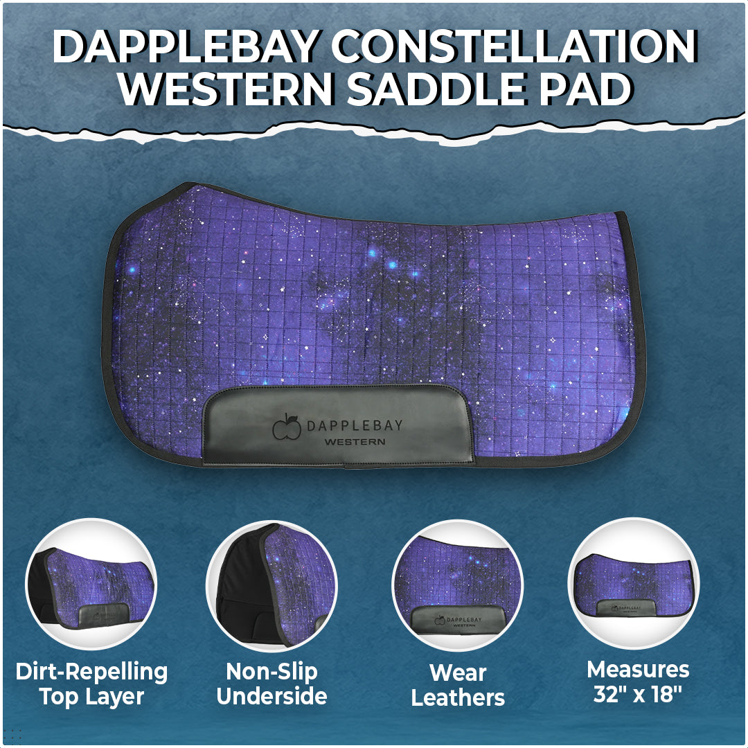 Dapplebay Constellation Western Saddle Pad