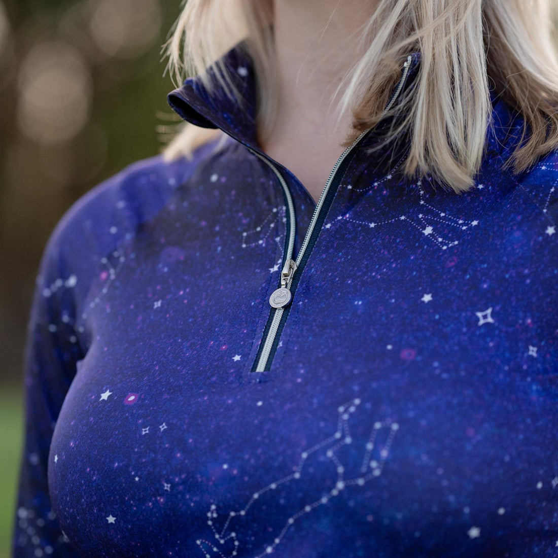 Dapplebay Constellation 1/4 Zip Light Riding Top