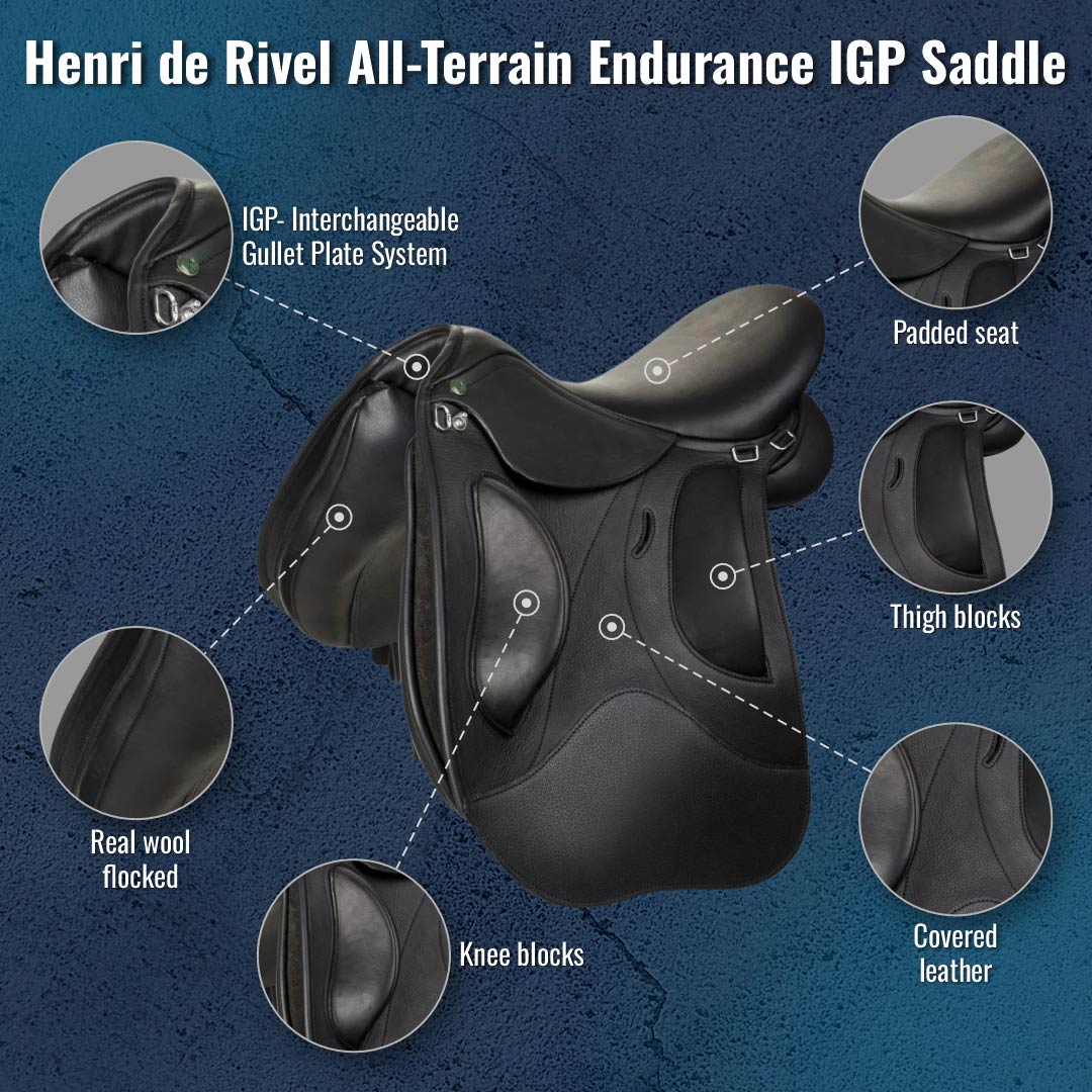 Henri de Rivel All-Terrain Endurance IGP Saddle