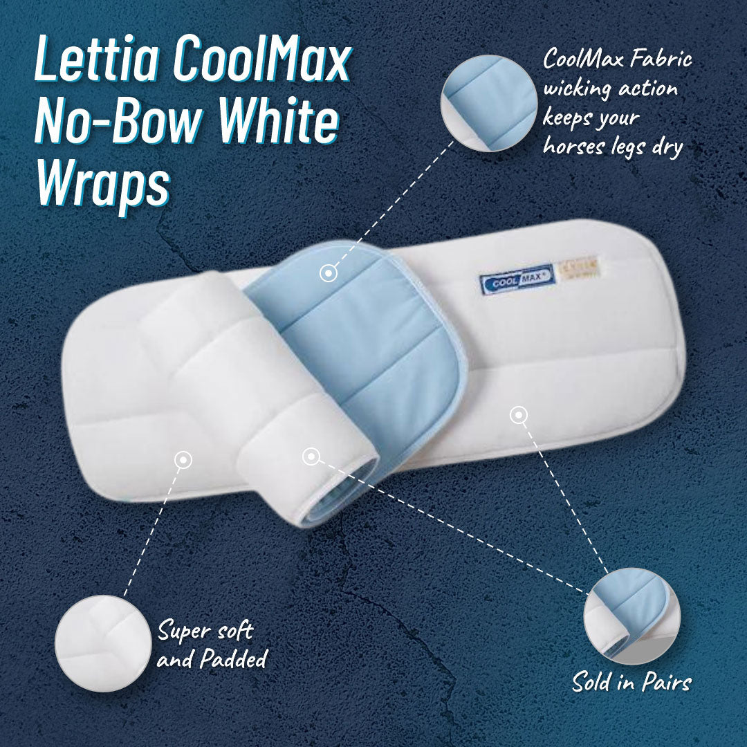 Lettia CoolMax No-Bow White Wraps