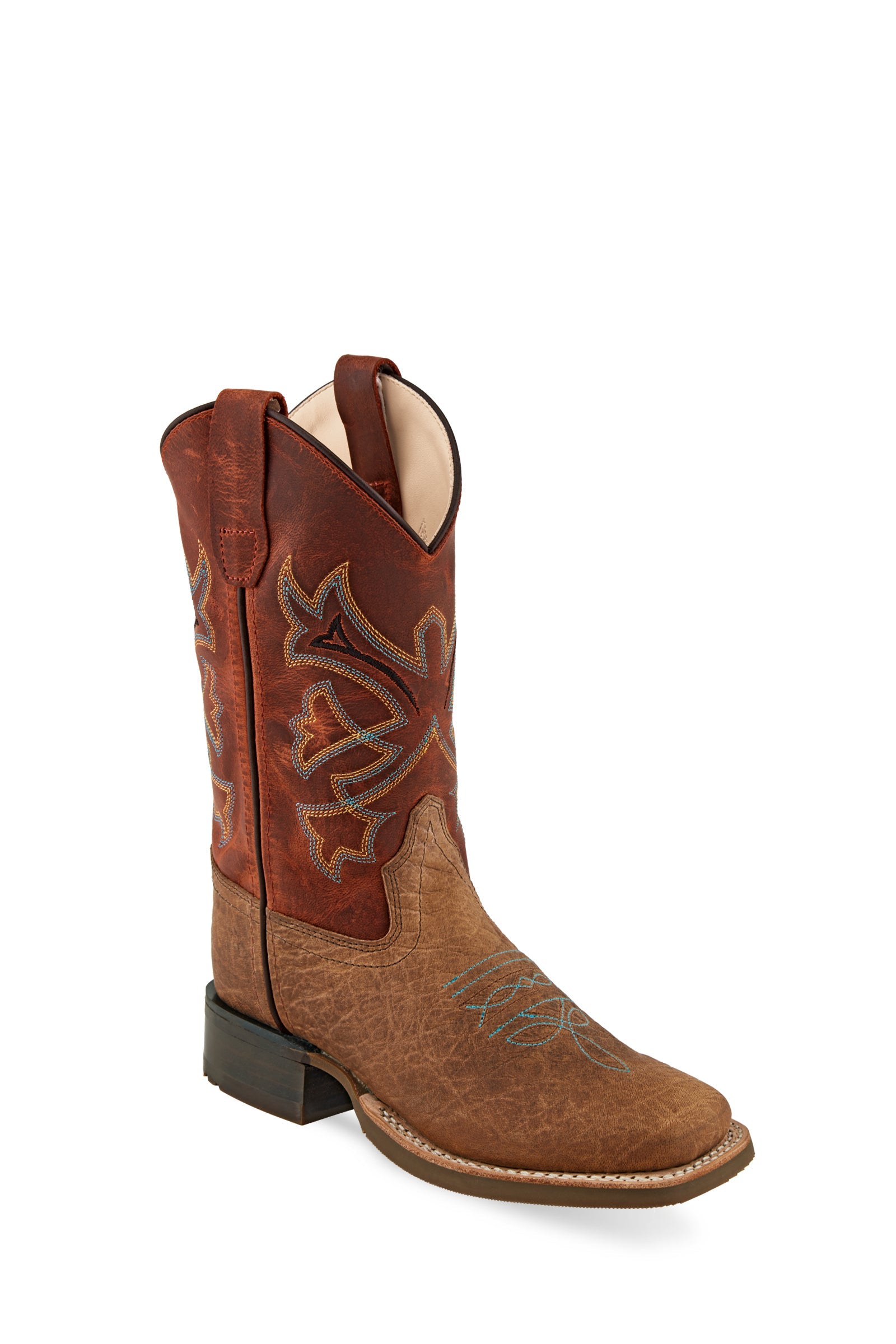 Old West Kid's Red Cowboy Boots