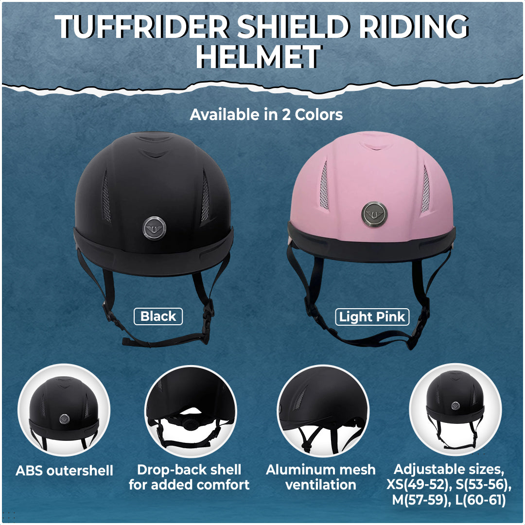 TuffRider Shield Riding Helmet with Adjust A Dial