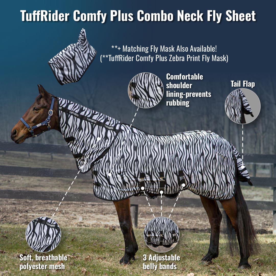 TuffRider Comfy Plus Combo Neck Fly Sheet