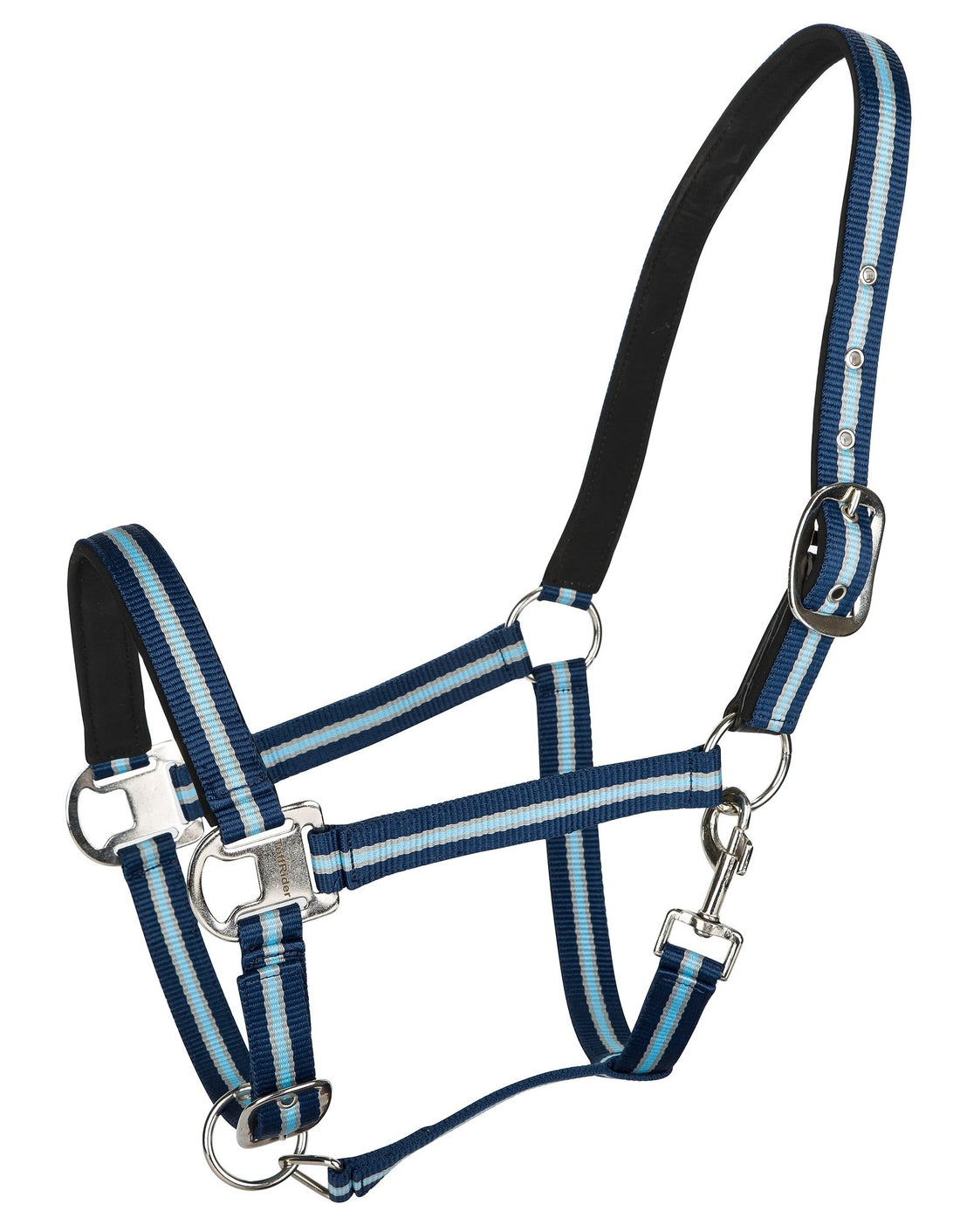 TuffRider Adjustable Nylon Breakaway Halter w/ Padded Crown and Nickel Hardware - Breeches.com