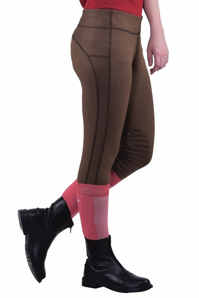 Hy Equestrian Ladies Synergy Elevate Riding Tights - Riviera/Grape | Mole  Online