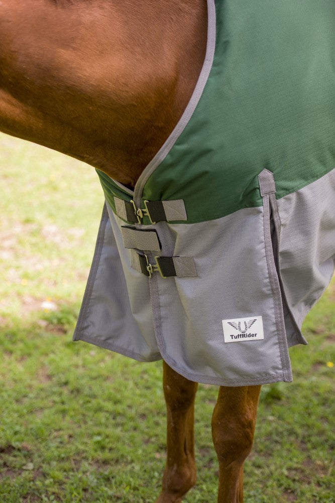 TuffRider Bonum 1200D Medium Weight Standard Neck Two Tone Turnout Blanket w/ 200gms of fill - Breeches.com