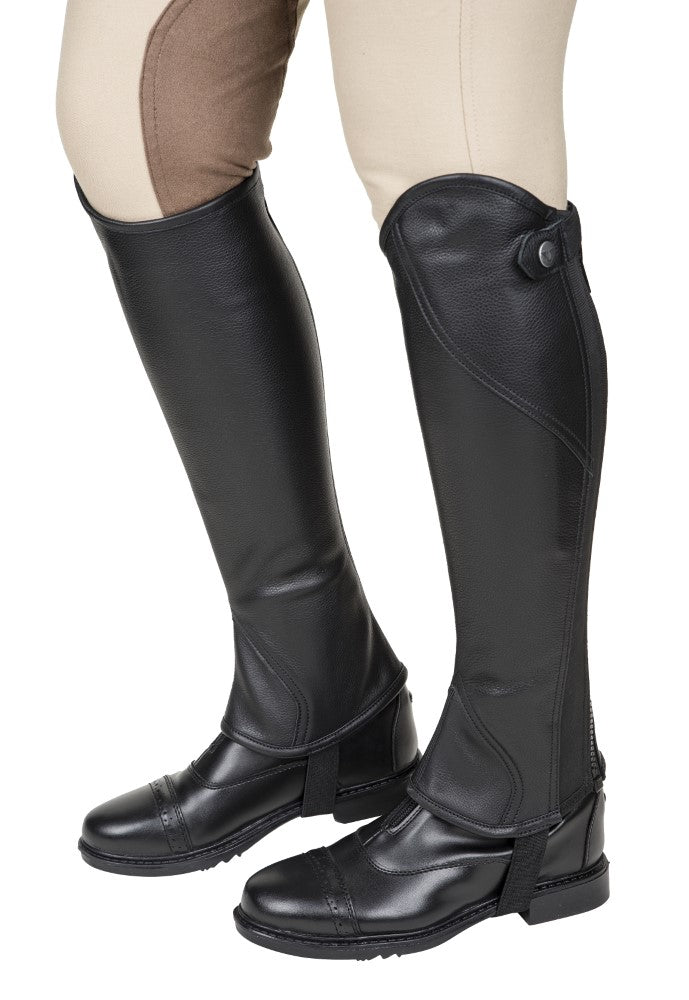 TuffRider Ladies Belmont Leather Half Chaps - Breeches.com