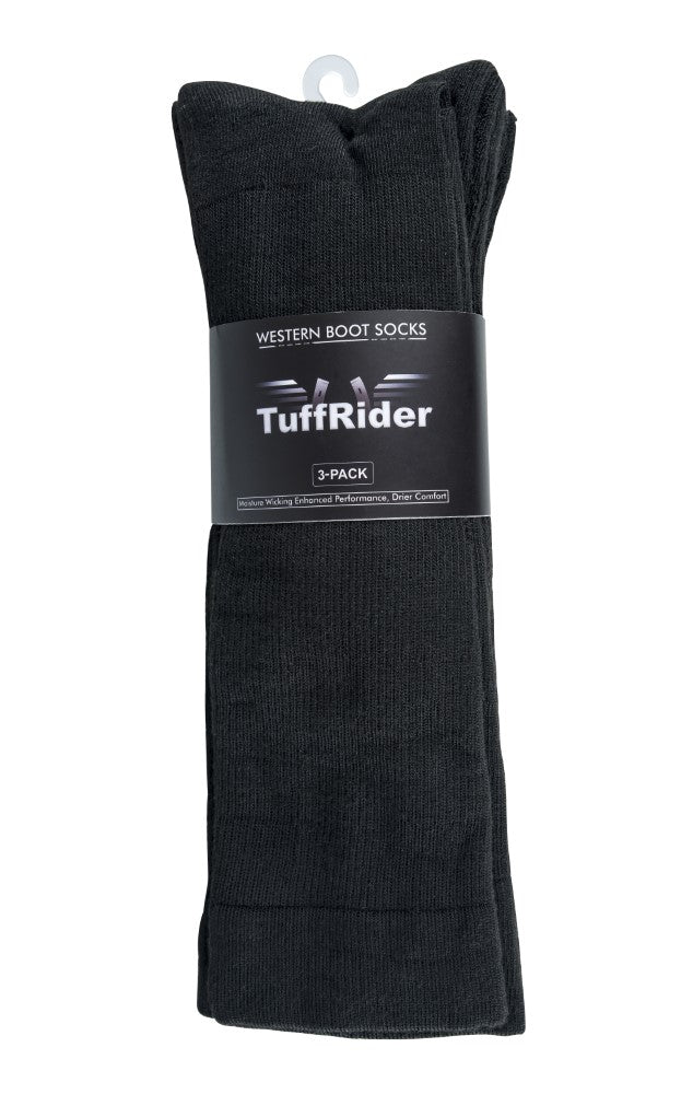 TuffRider EquiCool Western Boot Socks- Pack of 3 - Breeches.com