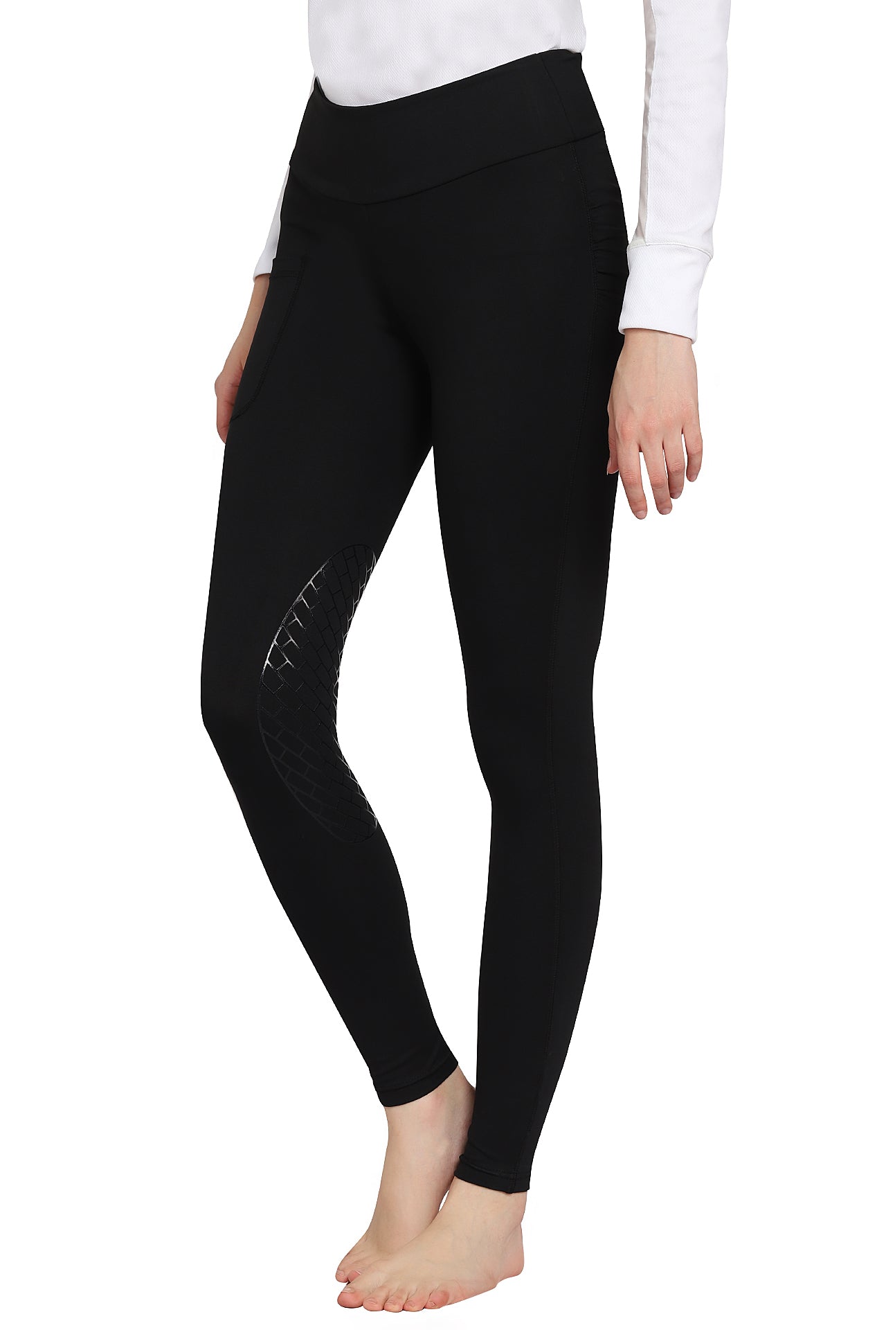 TuffRider Ladies Bootie Tights w/ Pocket - Breeches.com