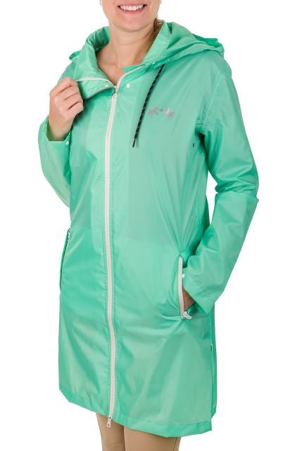 Ladies green outlet raincoat