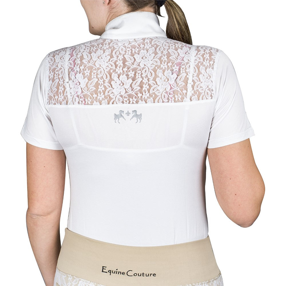 Spicy Girl Cinnamon Short Sleeve Show Shirt by EC - Breeches.com