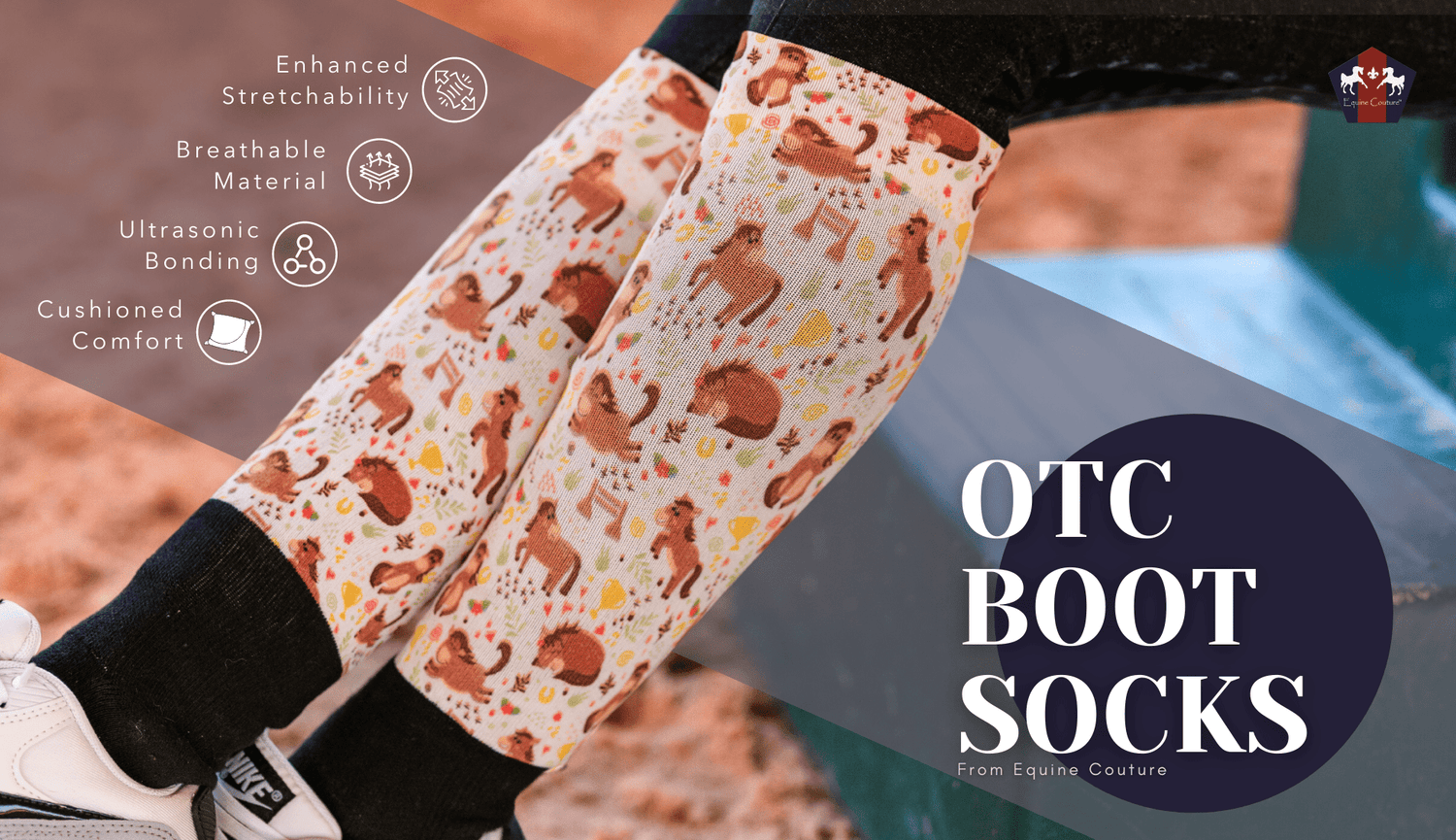 Equine Couture OTC Boot Socks - Breeches.com