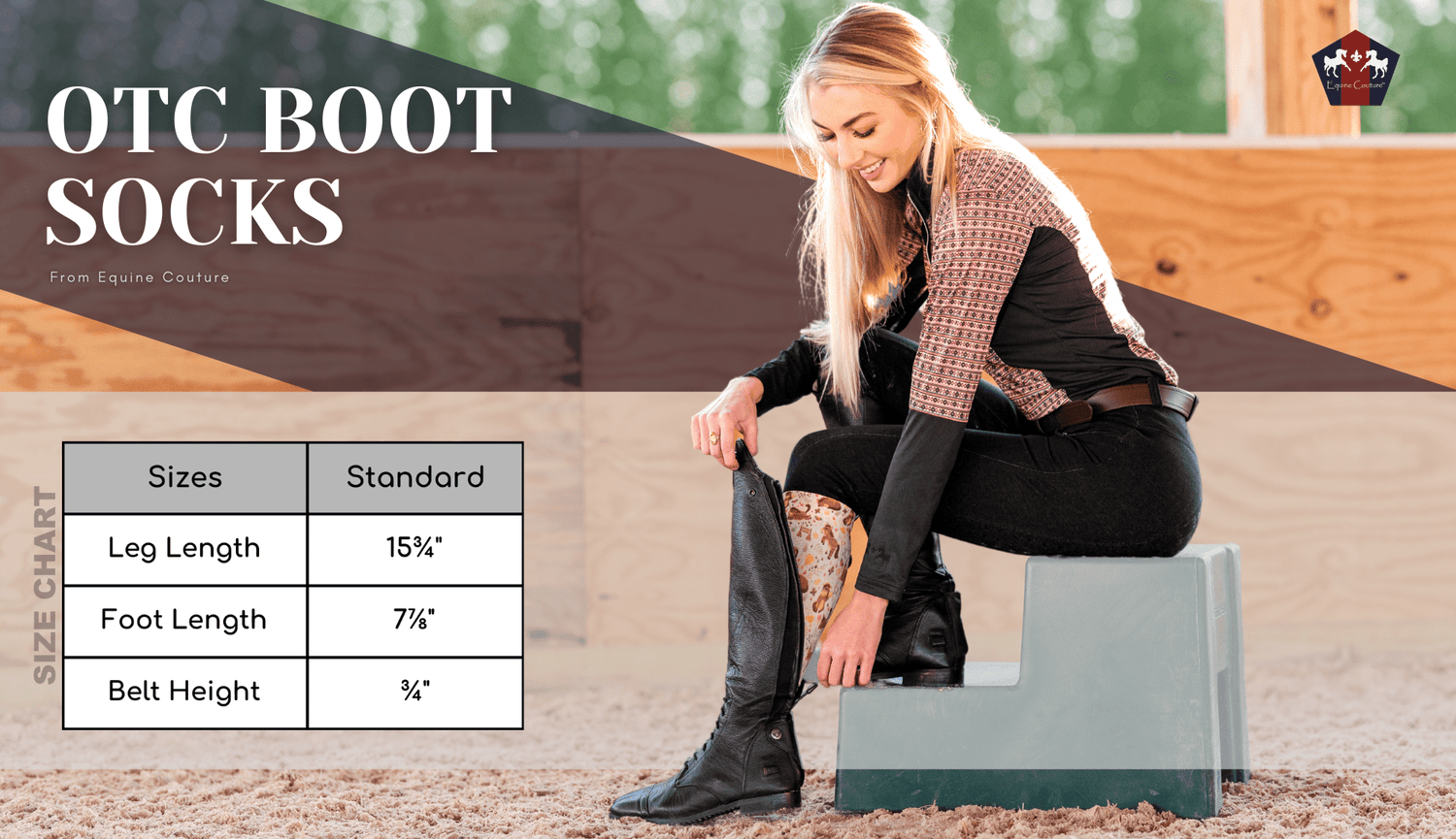 Equine Couture OTC Boot Socks - Breeches.com