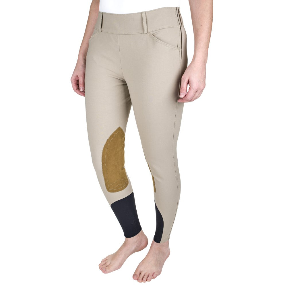 The Tailored Sportsman Ladies Mid-Rise Boot Sock Side Zip Breech - Breeches.com