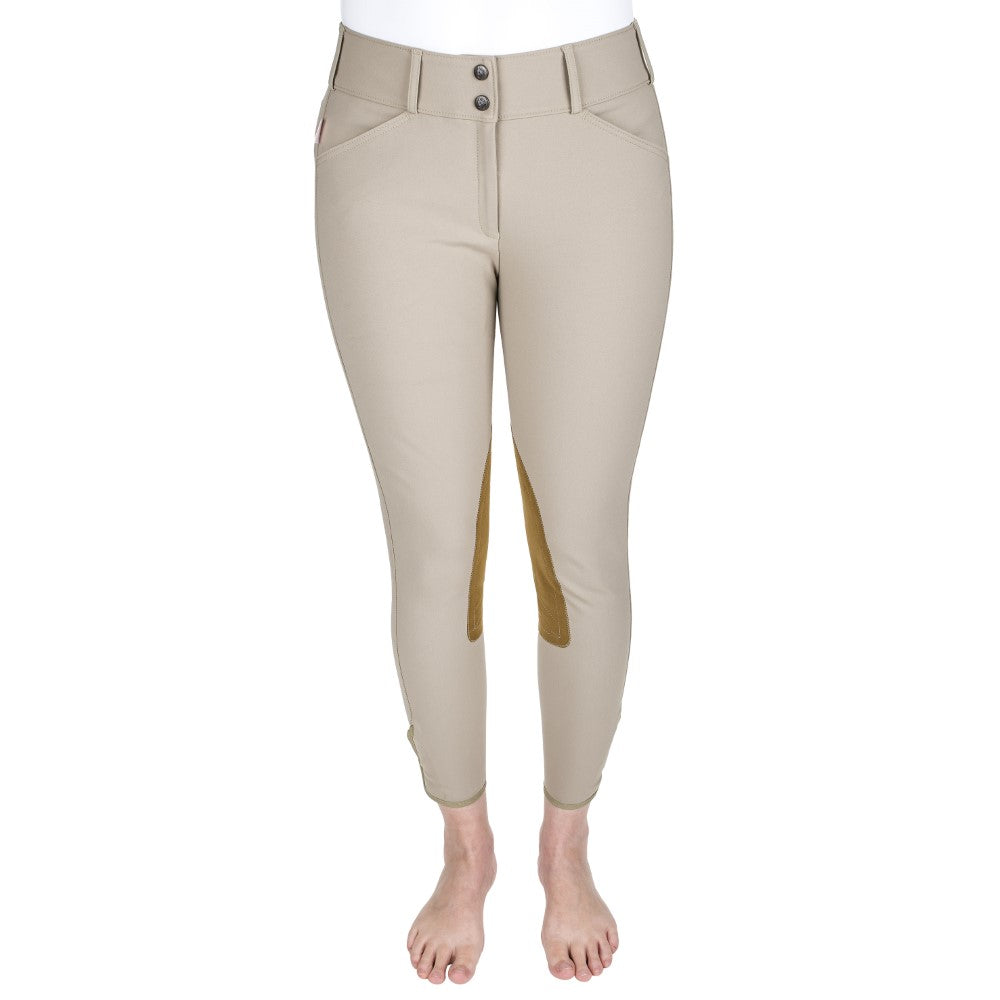 The Tailored Sportsman Ladies Mid-Rise Front Zip Trophy Hunter Breech - Breeches.com