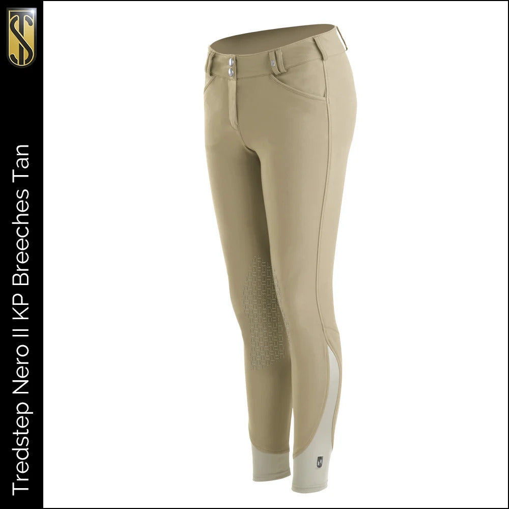 Tredstep Ireland Ladies Nero II Knee Patch Breech - Breeches.com