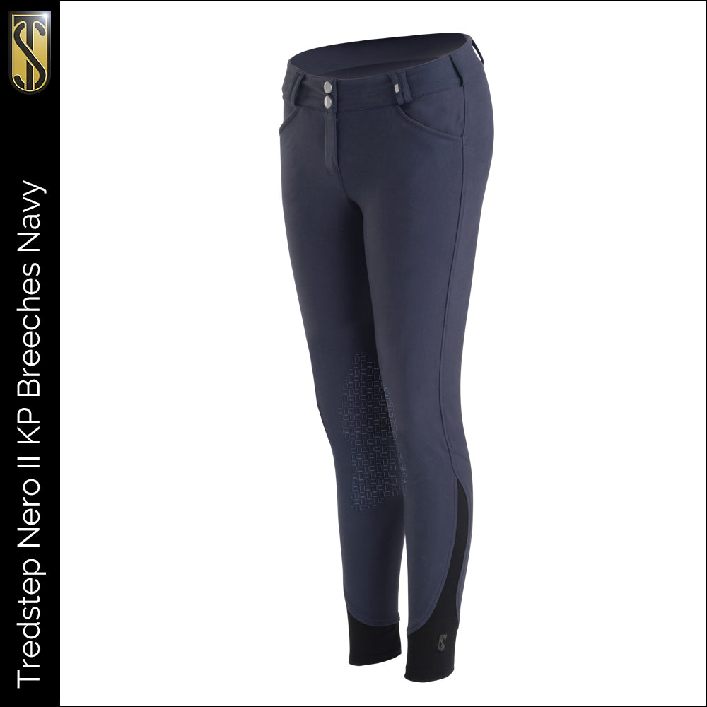 Tredstep Ireland Ladies Nero II Knee Patch Breech - Breeches.com