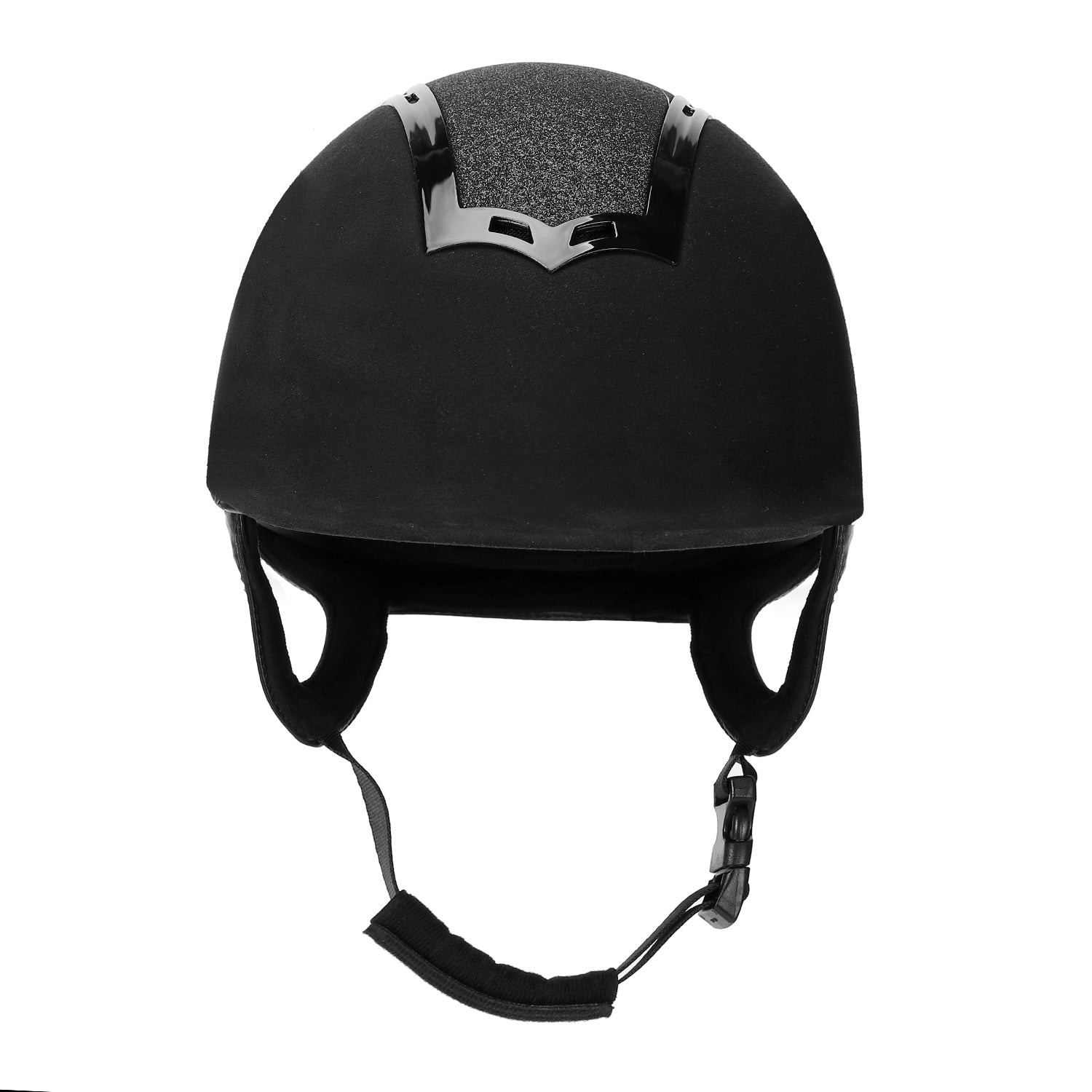 TuffRider Show Time Plus Helmet |Protective Head Gear for Equestrian Riders - SEI Certified, Tough and Durable - Black - Breeches.com